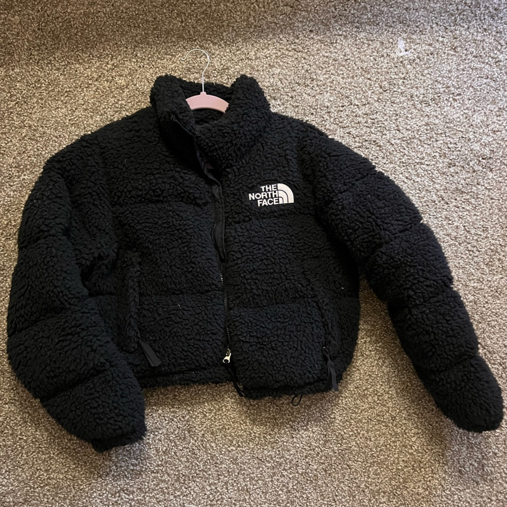 North face cropped jacket